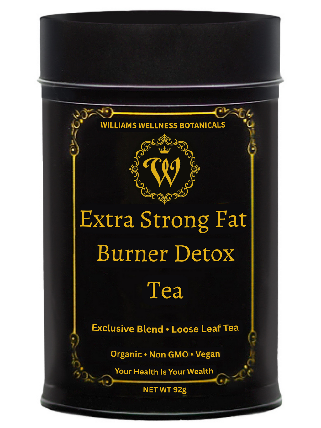 Extra Strong Fat Burner & Digestive Detox Tea (Caffeine-Free)